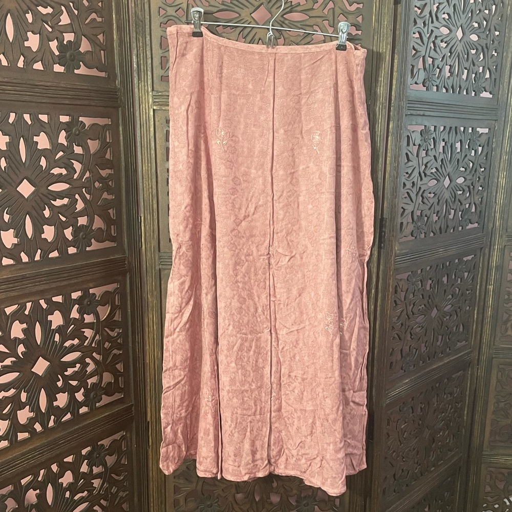 Long Pink Skirt